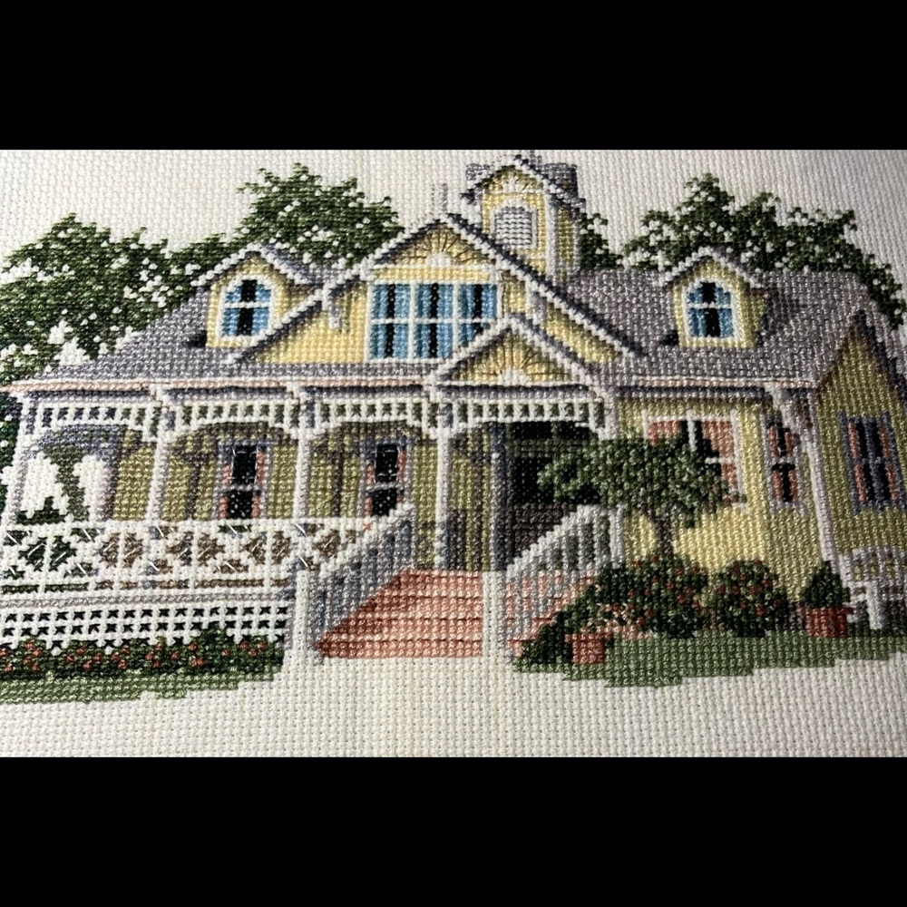 Cross stitch house sampler #432